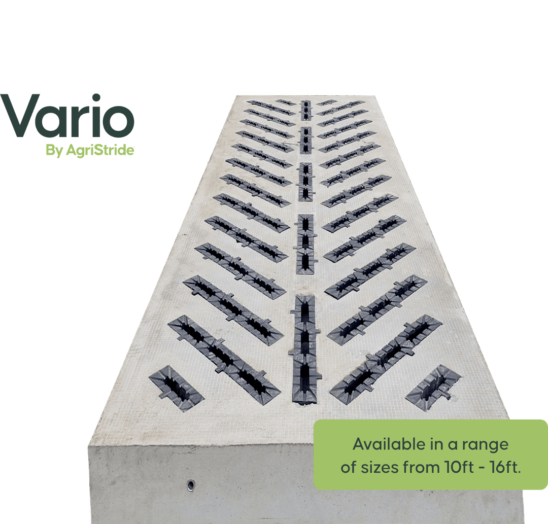 AgriStride Vario diagonal flooring system